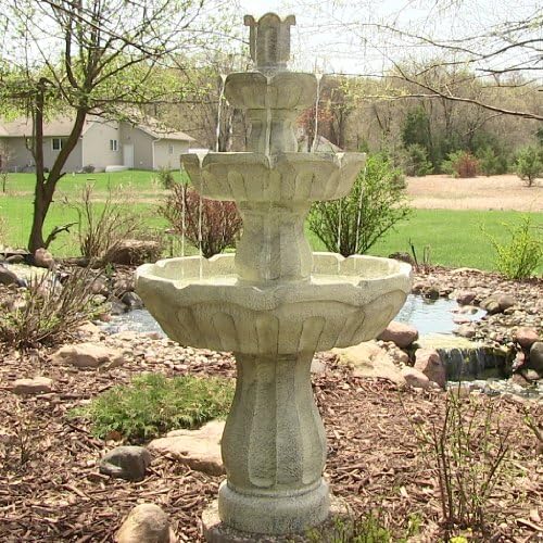 Fluted 3-Tier Fountain