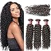 Unice Hair 4-pack Bundles Brazilian Hair Weave Curly Human Hair Extensions 10