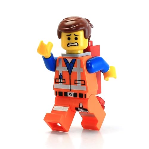 LEGO The Movie LOOSE Minifigure Emmet with Piece of Resistance Grin