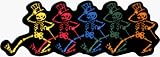 Grateful Dead - 5 Skeletons LARGE 3 X 8.5 - Embroidered Iron On or Sew On Patch