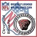 Cleveland Browns NFL Football Helmet Challenge Coin Poker Card Guard with Air Tite Holder