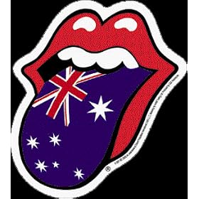 Rolling Stones - Australian Tongue - Sticker / Decal