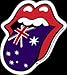 Rolling Stones - Australian Tongue - Sticker / Decal