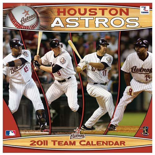 Houston Astros 2011 Calendar: 12x12 Team Wall Calendar
