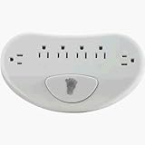 Woods Ind. 553574 6 Outlet Power Strip With Foot Switch