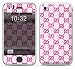 PINK G Style Design Leather Pattern Apple iPhone 3G/3GS 8GB 16GB 32GB Vinyl Skin Decal Cover Sticker Protector (Matte Finish)+ Free Screen Protector