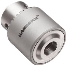 Llambrich CSS Stainless Steel Drill Chuck with Key, 3/8" x 24 UNF Mount, 30 mm Chuck Diameter, 0.8 mm-6.5 mm Capacity