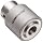 Llambrich CSS Stainless Steel Drill Chuck with Key, 3/8" x 24 UNF Mount, 30 mm Chuck Diameter, 0.8 mm-6.5 mm Capacity