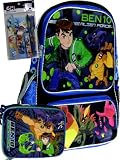 New Ben 10 Large Backpack & Lunch Box + Stationery