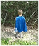 Abracadabrazoo Super Hero Superhero Satin Reversible Cape Green Blue