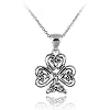 Celtic Clover Pendant Necklace