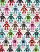 Whimsical Printed Papers- Happy Birthday Robots 20x27 Inch Sheet