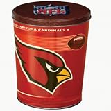 Arizona Carninals 3.5 gallon gift tin with three premium plus gourmet popcorn flavors of your choice