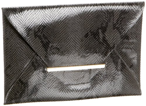 BCBGMAXAZRIA Shiny Python Embossed Envelope Clutch BCBGMAXAZRIA Shiny Python Embossed Envelope Clutch