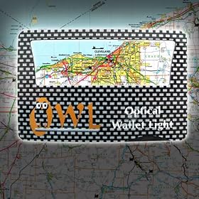 Trademark 82-213 The Owl Lite - Credit Card Sized Magnifier and Light