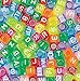 Bright Alphabet Cube Beads - Craft Supplies - 260 Pieces