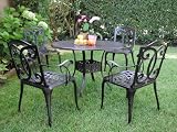 CBM Outdoor Cast Aluminum Patio Furniture 5 Pc Dining Set D CBM1290