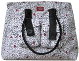 Dickies - Dickies White Heart Newspaper Courtney 2 Pocket Tote Bag