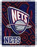 New Jersey Nets Jacquard Woven Throw Blanket
