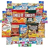 Cookies Chips & Candies Variety Pack Bundle Assortment Includes Doritos Goldfish Laffy Taffy Rice Krispies Sour Patch Oreos & More Includes Recipes By Custom Varietea Bulk Sampler 40 Count