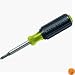 Klein 32476 5-in-1 Screwdriver/Nut Driver, Yellow and Black