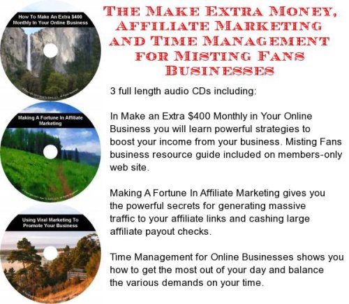 The Make Extra Money, Affiliate Marketing, Time Management for Misting Fans Businesses