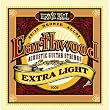 Ernie Ball 2006 Earthwood 80/20 Bronze Acoustic String Set, Extra Light (10 - 50)