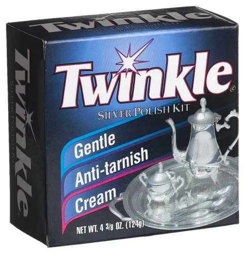 Twinkle Silver Polish Kit, Gentle Anti-Tarnish Cream, 4.38 Ounce Box (Pack of 12)