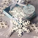 Snowflake Bookmark Favors (Set of 18)
