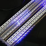 GREENWON Blue LED Meteor Shower Rain Tube for Xmas Tree Wedding Party Room Garden Home Indoor and Outdoor Decoration
