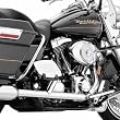 Cobra True Dual Chrome Head Pipes for 1995-2006 Harley Davidson FL Touring Models