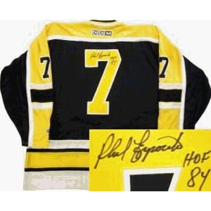 Buy Phil Esposito Boston Bruins NHL Hand Signed Authentic CCM Blue Jersey