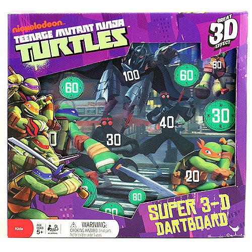 Teenage Mutant Ninja Turtles Super 3-D Dartboard