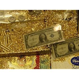 Vintage Cigar Box with Silver Coins & Jewels thumbnail