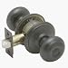 Schlage F10GEO716 Georgian Passage Knob, Aged Bronze