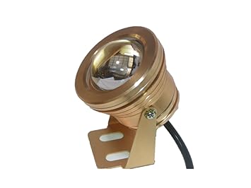 【クリックで詳細表示】LED 防水 汎用 ライト DC12V 白色光(2 金)： スポーツ＆アウトドア