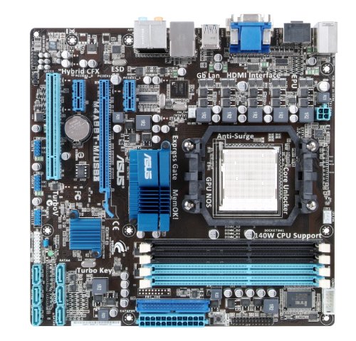 ASUS AM3 AMD 880G HDMI and USB 3.0 Micro ATX Motherboard M4A88T-M/USB3