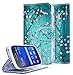 Galaxy Stardust Case, Galaxy Ace Style Case, NageBee - Design Dual-Use Flip PU Leather Fold Wallet Pouch Case for Samsung Galaxy Ace Style S765C / Galaxy Stardust S766C (Wallet plum blossom)