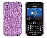 Hard Sparkles Case for BlackBerry Curve 8520 / 8530 / 9300 - Light Purple