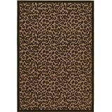 Couristan 5734/3435 Urbane Captivity/Tan-Brown 2-Feet by 3-Feet 7-Inch Rug