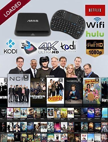 BJourneys M8S Amlogic S812 Quad Core 2GB 8GB Kodi Android TV Box Support 2.4G/5G Dual Band WiFi, HDMI 1.4 Up to 4k2k H.264. H.265 Video Decoder Keyboard Mouse remote