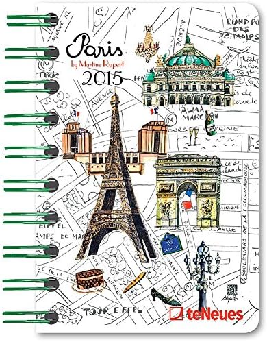 Paris Martine Rupert 2015 Weekly Pocket Planner Engagement Calendar