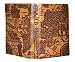 JKF173 PINNACLE WORLD MAP LEATHER NOTEBOOK WITH DECKLE EDGE PAPERS,7*5"IN SIZE AND OF TOTALLY RECYCLED HANDMADE PAPER RS.2848.00