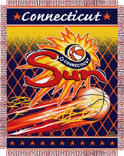 Connecticut Suns 48x60 WNBA Triple Woven Jacquard Throw