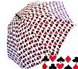 Punk Rock Retro PLAYING CARD Rain Umbrella