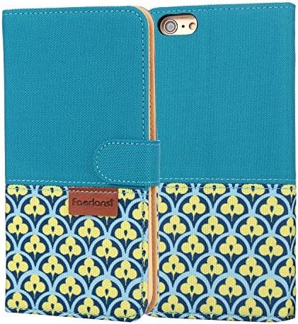 iPhone 5 Case iPhone 5/5S/5SE Cover Holster Wallet Leather PU Case Protection to Scratch Dust Shock 2 Card Slots (Light Blue)