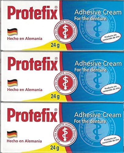 Protefix Adhesive Cream - Travel Size - 3 x 24g/0.85oz