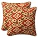 Pack of 2 Outdoor Patio Furniture SquareThrow Pillows 18.5" - Vintage Tuscan