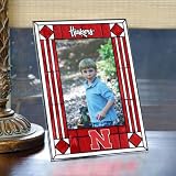 Nebraska Cornhuskers Picture Frame: Vertical Glass Frame