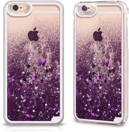 Purple Liquid Glitter Case Cover for Apple iPhone 5 / 5s
